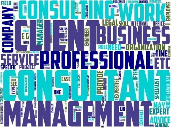 Hotel Consultant Wordart Sticker