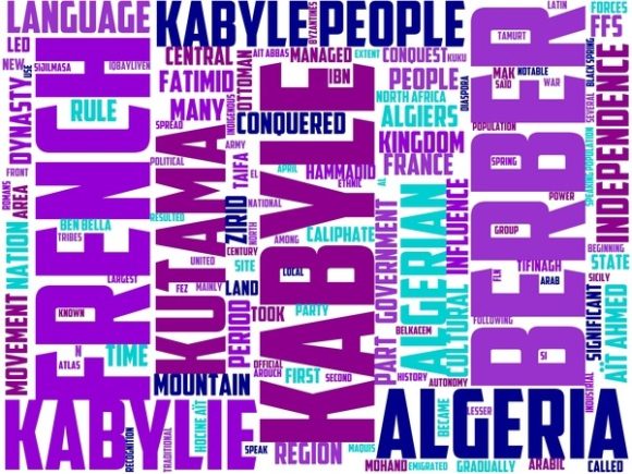 Kabyle Wordart Sublimation: A Beautiful Design for Creative Projects