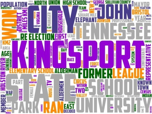 Kingsport Wordart Tshirt