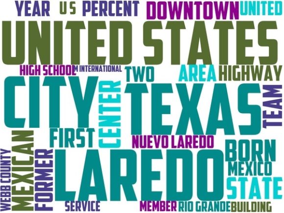 Laredo Wordart Skinny Tumbler