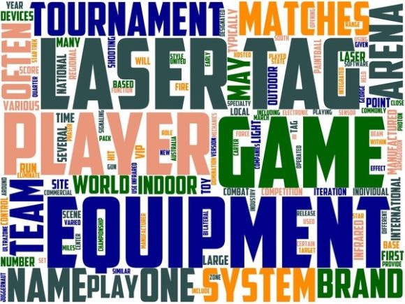 Laser Tag Wordart Crafting