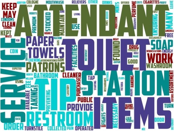 Lavatory Attendant Wordart Crafting
