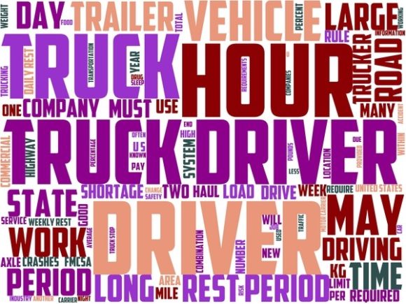Lorry Driver Wordart Book Cover
